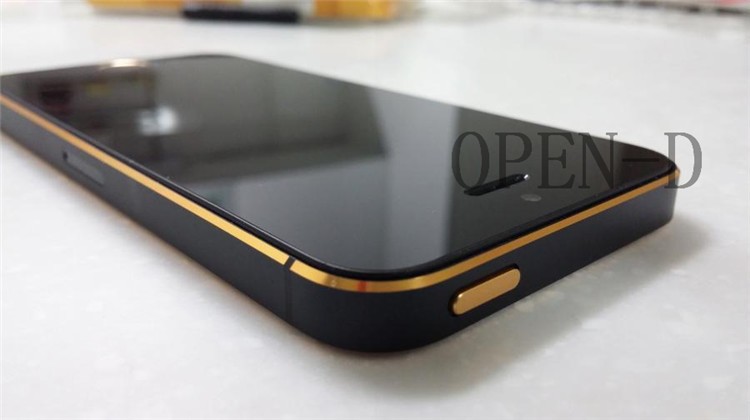 OPEN-D black gold edge iphone5 housing 01