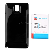 Link Dream High Quality 8000mAh Mobile Phone Battery & Cover Back Door for Samsung Galaxy Note IIIN9000N9005N9002N900N900A