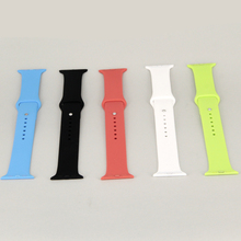Zjm para Apple reloj Sport Band 42 mm silicona fluoroelastómero con carcasa de aluminio 1:1 original para iwatch correas de reloj moda