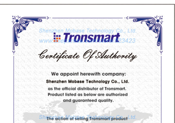 Tronsmart Authorize Mobase Company 1