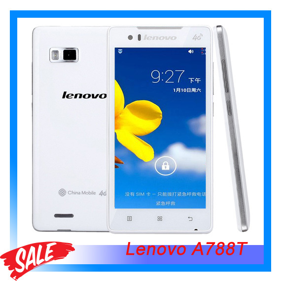 Original Lenovo A788T 5 0 Android 4 3 Smartphone PXA1920 Quad Core 1 2GHz RAM 1GB
