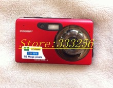 Free Shipping HD Video 16 Mega Pixel Digital Camera Pink/Red Color 8X Digital Zoom Anti-Shake Fashion Camera