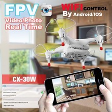Cheerson CX-30W 4CH 2.4GHz 6-Axis Gyro RC Drone HD Camera for iPhone Android Wifi FPV Real Time Video Transmitter Quadcopter