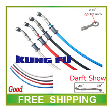 ybr ttr irbis crf yzf jog rsz gy6 colorful dirt pit bike atv motorcycle brake oil hose pipe hydraulic brake line free shipping