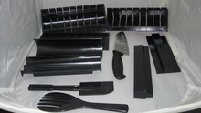 Full Set 11 Pack New DIY Easy Sushi Maker Machine Kit Rice Roller Mold Roller Cutter Kitchen Cooking Tools Set