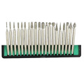 Hot 20PCS 3mm Shank Diamond Grinding Cutting Head Drill Bits Dremel Rotary Tool Set Mounted Point