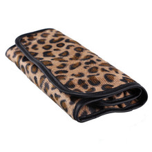 2015 New 12 PCS Pro Makeup Brush Set Cosmetic Tool Leopard Bag Beauty Brushes Cai0686