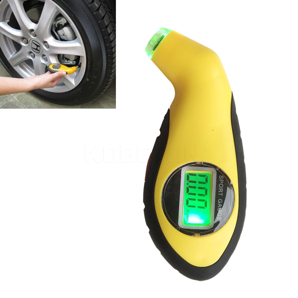 Hot Sale Digital LCD Car Tire Tyre Air Pressure Gauge Meter electronic Manometer Barometers Tester Tool