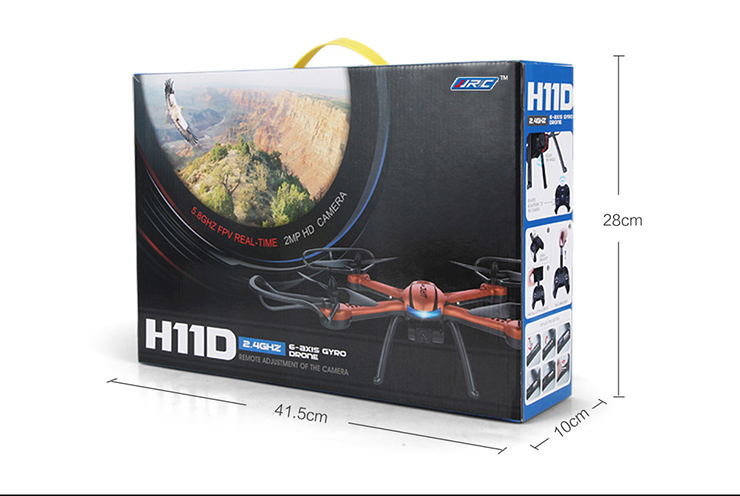 JJRC H11D 6-Axis Gryo 5.8G FPV Headless Mode RC Quadcopter with 2MP Digital camera RTF 2.4GHz