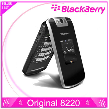 Мобильный телефон Blackberry 8220, жемчуг перевёрнутый 2.6 " TFT экран 2.0MP камера GSM wi-fi разблокированный отремонтированный