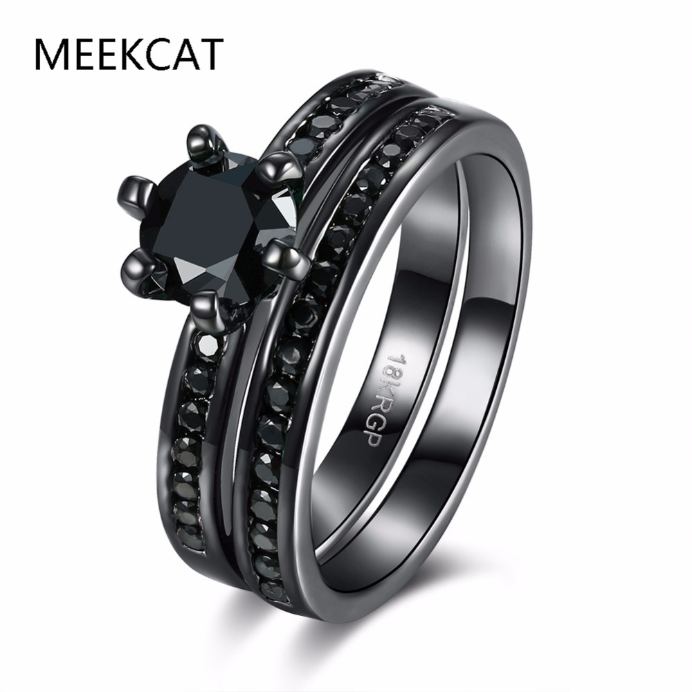 black gold wedding ring sets meekcat round blcak gold color ring sets aaa square black - Black And Pink Wedding Ring Sets black gold wedding ring sets meekcat round blcak gold color ring sets aaa square black - Black And Pink Wedding Ring Sets