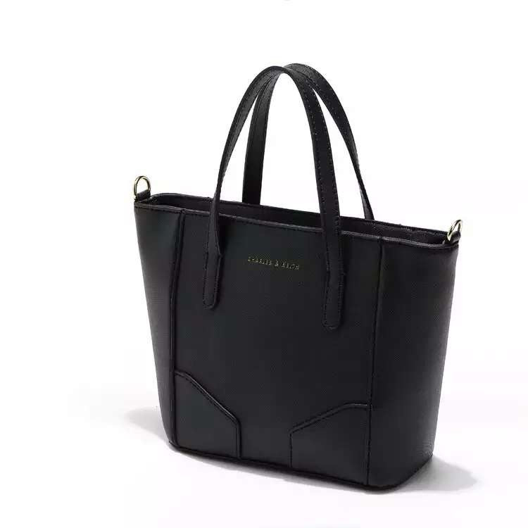 charles and keith black shoulder bag