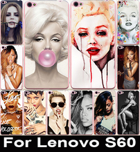 Sexy Woman Rihanna Marilyn Monroe Back Cellphone Case Cover For Lenovo S60 S60T S60W Protective Cases Shell Protector Skin