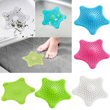 Hot New Vogue Cute Starfish Floor Drain Hair Stopper Bath Catcher Sink Strainer Sewer Filter Shower Cover 4 Colors Cheap Z1