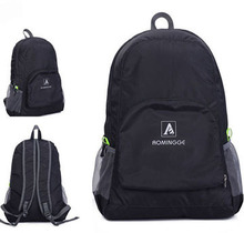 50PCS/lot Multifunction Foldable Nylon Backpack