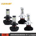Auxmart H4 9003 HB2 CREE Chips Car LED headlight bulbs 3000 4300 6500 8000 10000K Hi