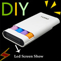 DIY Screen Display Power Bank Case Dual 2A Output Powerbank Box For iPhone 5 6 6s