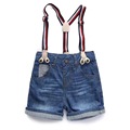 TBwish 2017 New Arrived Boys Denim Jumpsuit Children Solid Straight Denim Overalls Spring Summer All Match