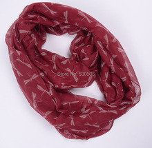 Dragonfly Print Scarf Scarves Ladies Womens Fashion Warm Kaftan/Wrap/Holiday 10pcs mixed color