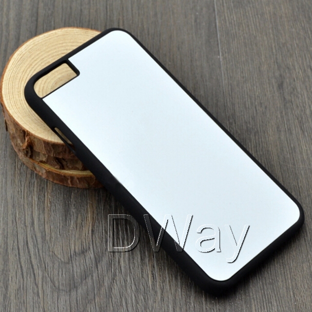 Hard Plastic Matte Oil 2D DIY Sublimation Blank Cover Case For iPhone 6 4.7inch With Aluminium Plate 20PCS/LOT