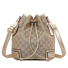 Famous Fashion Vintage Brand Loui Shoulder Bags Luxury Printting Bucket Soft Surface Checkered Handbags Ladies 2016
