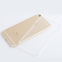 For Apple iPhone6 TPU Soft Case Protect Camera Cover Crystal Clear Transparent Silicon Ultra Thin Slim