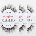 12 Pairs Lot Visofree False Eyelashes WSP Human Hair Eye Lashes Same factory production line as