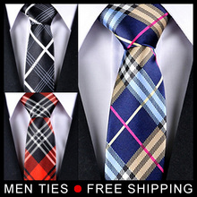 Men Ties Brand New Lattice Chequer Neckties Classic Man tie 5cm Wide 5pcs/lot Mix Order , 5 Styles available, Free shipping