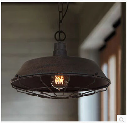 Фотография Free shipping 6005 hot sale Loft Vintage Industrial classical Metal frame  pendant lamp lighting