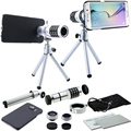 9 piece camera Set Hot 12X Zoom Lens Case Fisheye Macro Wide angle Camera Photo Len