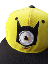 2015 Fashion Baseball Cap God Steal Dads Film Yellow People Minions Children Flat Snapback Hip hop