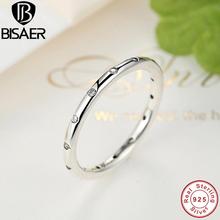 100% 925 Sterling Silver Droplets Stackable Finger Classic Ring For Women Compatible with Sterling Silver Jewelry Accessories