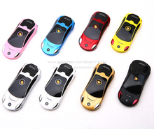2015 unlocked Russian keyboard flashlight dual sim cards super car model mini mobile cell phone F8