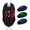 New Led Breath Adjustable 4000DPI Optical Wired Gaming Game Mouse For Laptop PC