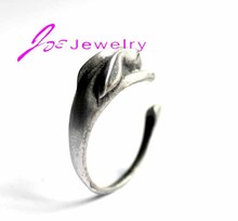 1PCS Free Shipping Rabbit Rings for Woman Trendy Adjustable Rabbit Animal Wrap Rings Fine Jewelry