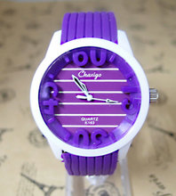 New Arrival Fashion Design Sports Silicone Watch Men Women Students Quartz Wrist Watches Relogios Feminino cg