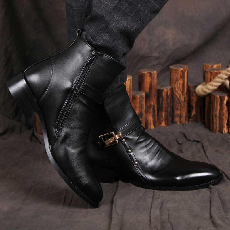 Fashion-Men-Boots-Soft-Leather-Ankle 