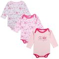 3 PCS carter BABY BODYSUITS 100 Cotton Infant Body Bebes Long Sleeve Clothing Jumpsuit Printed Baby