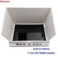 boscam 7 inch monitor fpv TFT LCD wireless audio video quadcopter 5.8ghz 32CH receiver RX built-in battery drone vav accessories