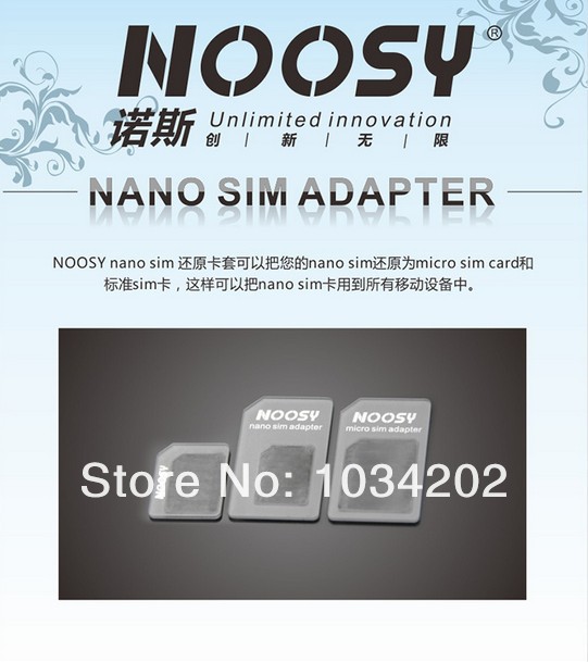   Noosy Nano Sim   Iphone 5 4  1    - Sim     Sim 