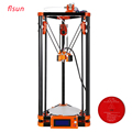 2016 New Diy Mini 3d Printer Kits Kossel Delta Printer 3d With Heated Bed and Switch