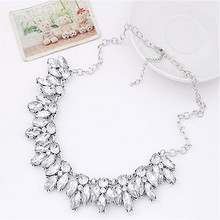 2016 New Arrival Hot Fashion Jewelry Chunky Bohemian Statement Necklace crystal Maxi Necklaces & Pendants Jewelry accessories