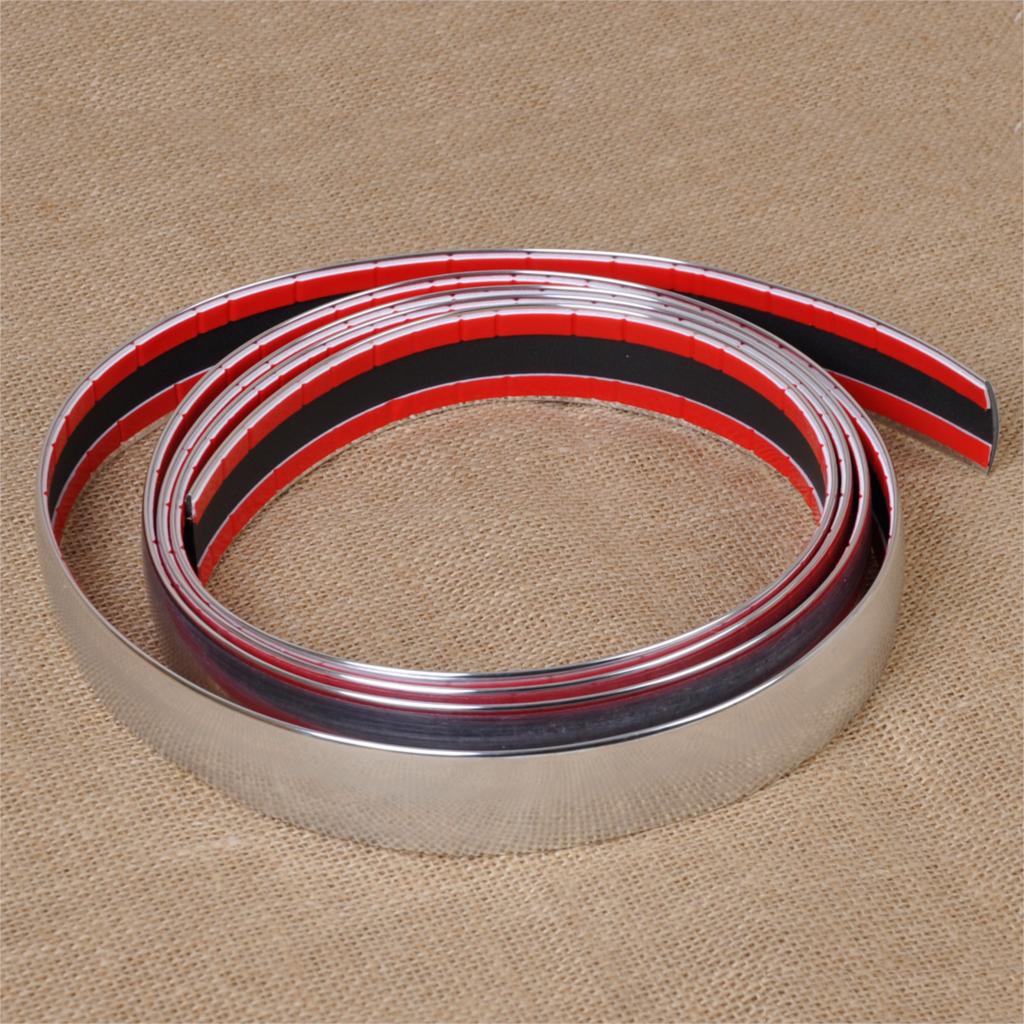 new diy 30mm 2 5m exterior car chrome adhesive trim molding styling decoration new diy 30mm 2 5m exterior car chrome adhesive trim molding styling decoration