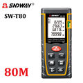SNDWAY T80 laser distance meter rangefinder 80m 262ft trena laser Bubble level range finder Building measure