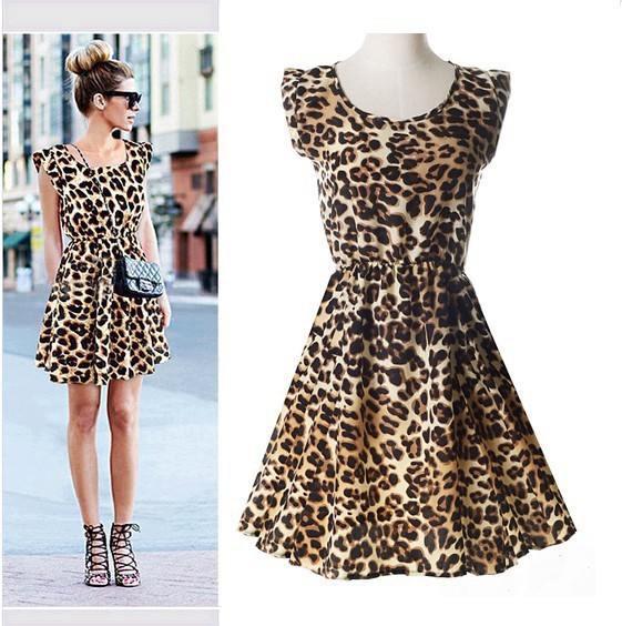 Леопардовое Платье Длинное