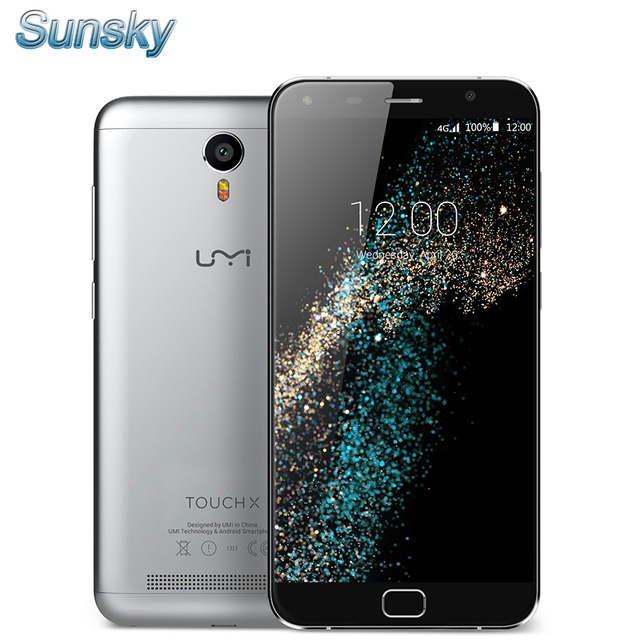 Presale UMI TOUCH X 5.5inch 2.5D FHD 4G LTE Android 6.0 2GB 16GB Smartphone 64bit MTK6735A Quad-Core 1.3GHz 8.0MP Mobile Phone