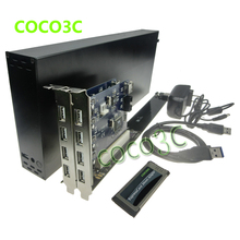 King-size Laptop Expresscard 34 To 2 PCI 32bit slots adapter Riser card for PCI Sound Card Network card graphics card