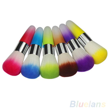 Pro Beauty Kabuki Blusher Brush Foundation Face Eye Powder Cosmetic Makeup Brush 02RI