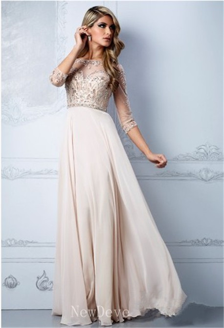 Collection Formal Dresses Long Sleeve Pictures - Reikian