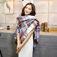 CharmDemon 2016 Scarf Wrap Shawl Plaid Cozy Checkered Women Blanket Oversized Tartan at30